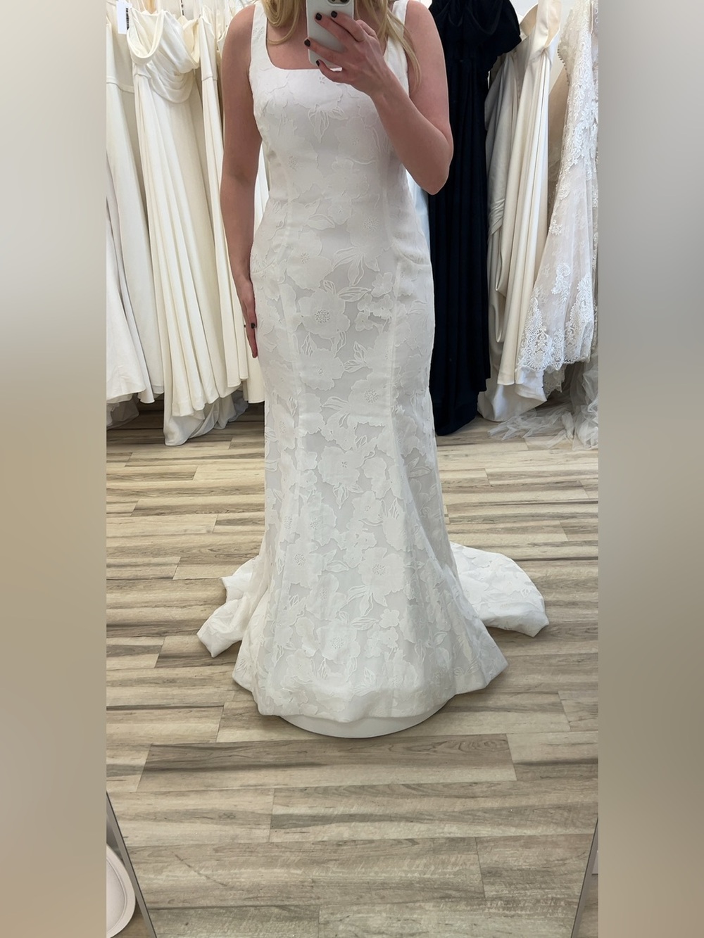 Classic White Lace Wedding Gown